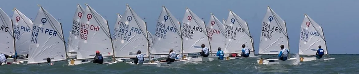 Vela tarquina, veleros de clase Optimist