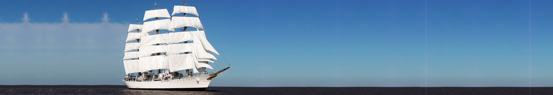 La Fragata Libertad con Velas cuadras