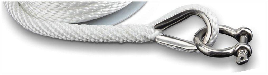 Gaza con guardacabo y grillete