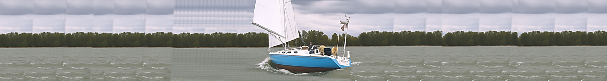 La onda generada por el barco