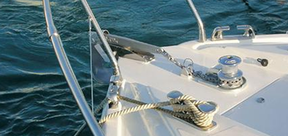 Catalina, ancla y malacate