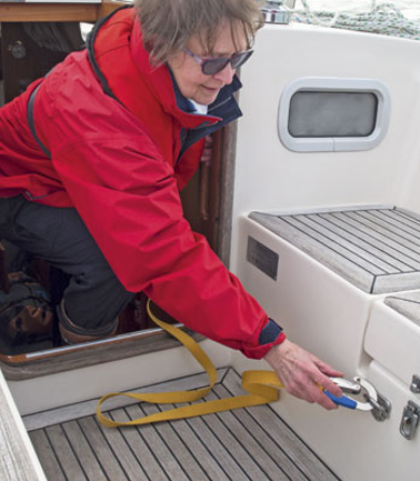 Arnes y línea de seguridad