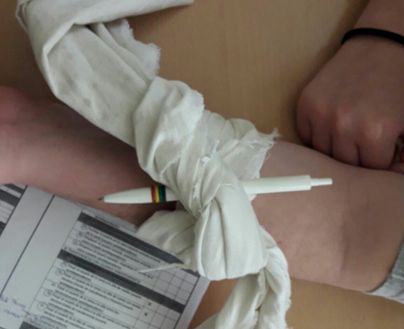 Torniquete improvisado