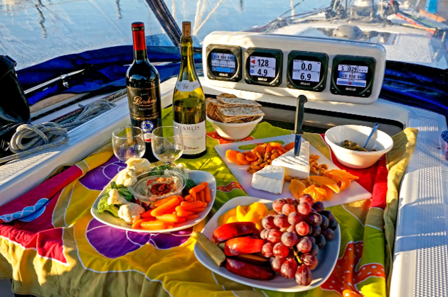 Alimentos a bordo