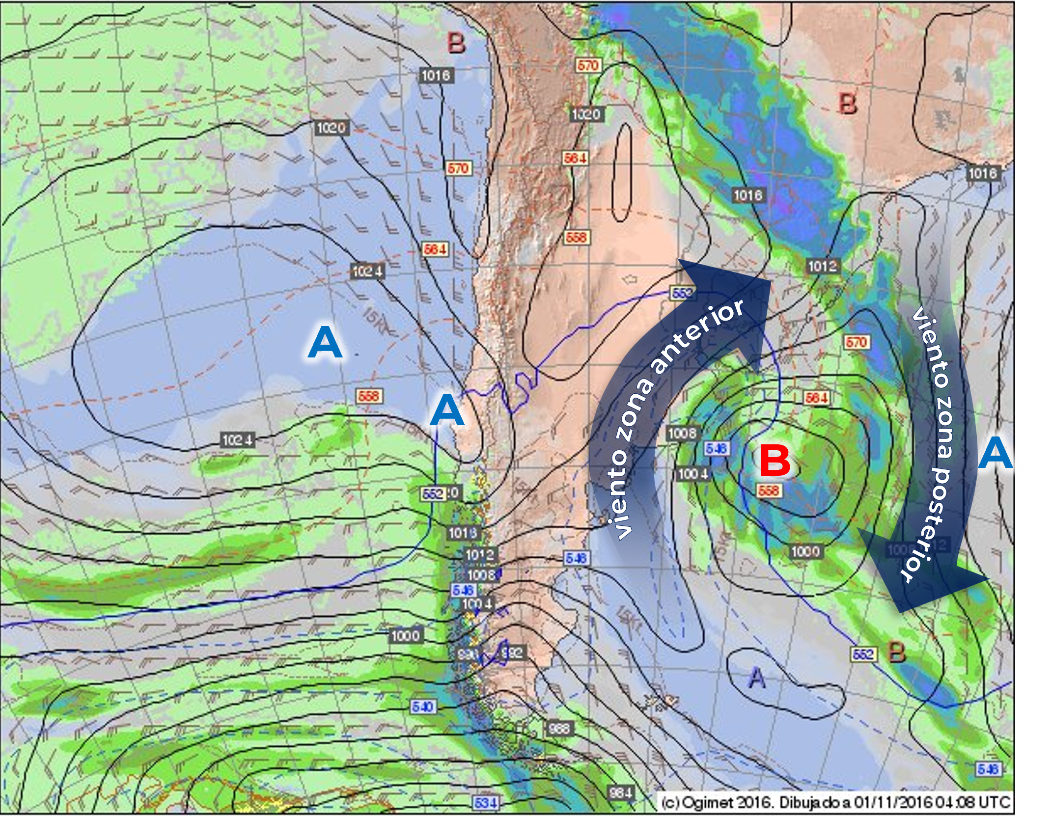 Cizallamiento y ciclogénesis