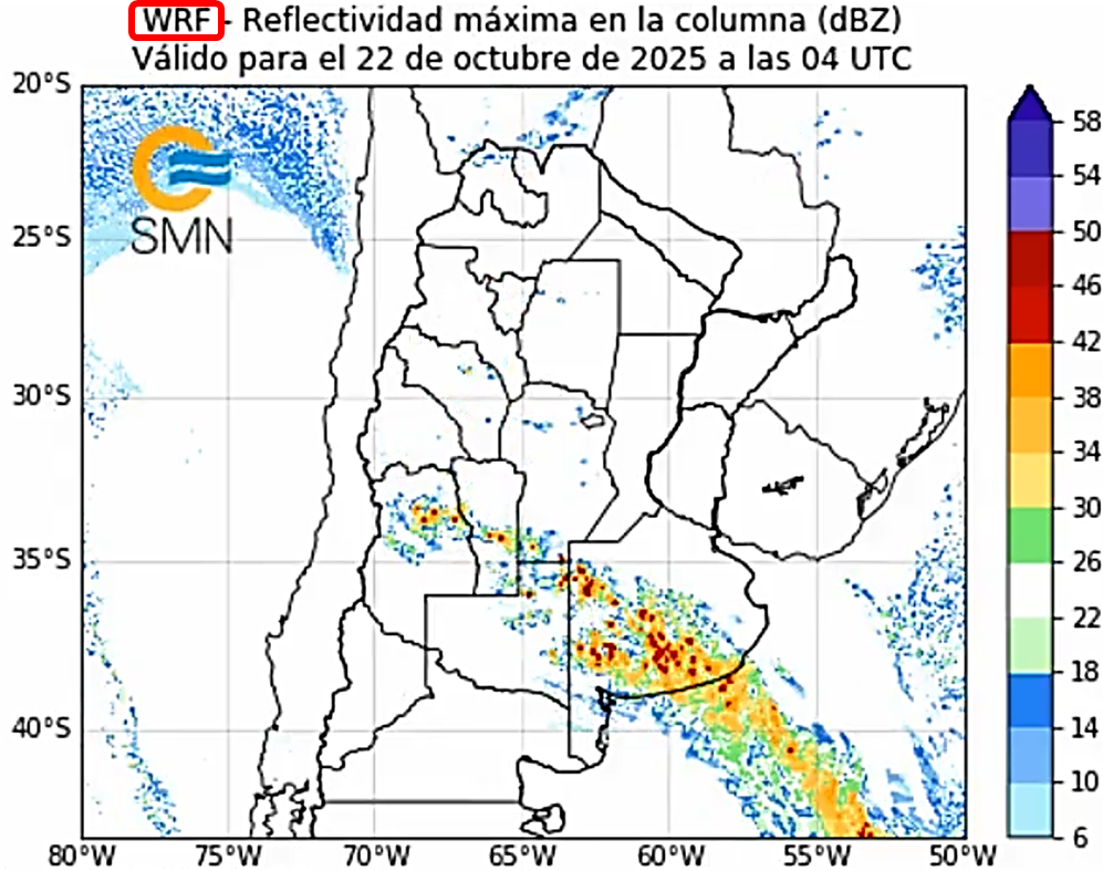 Modelo numérico WRF