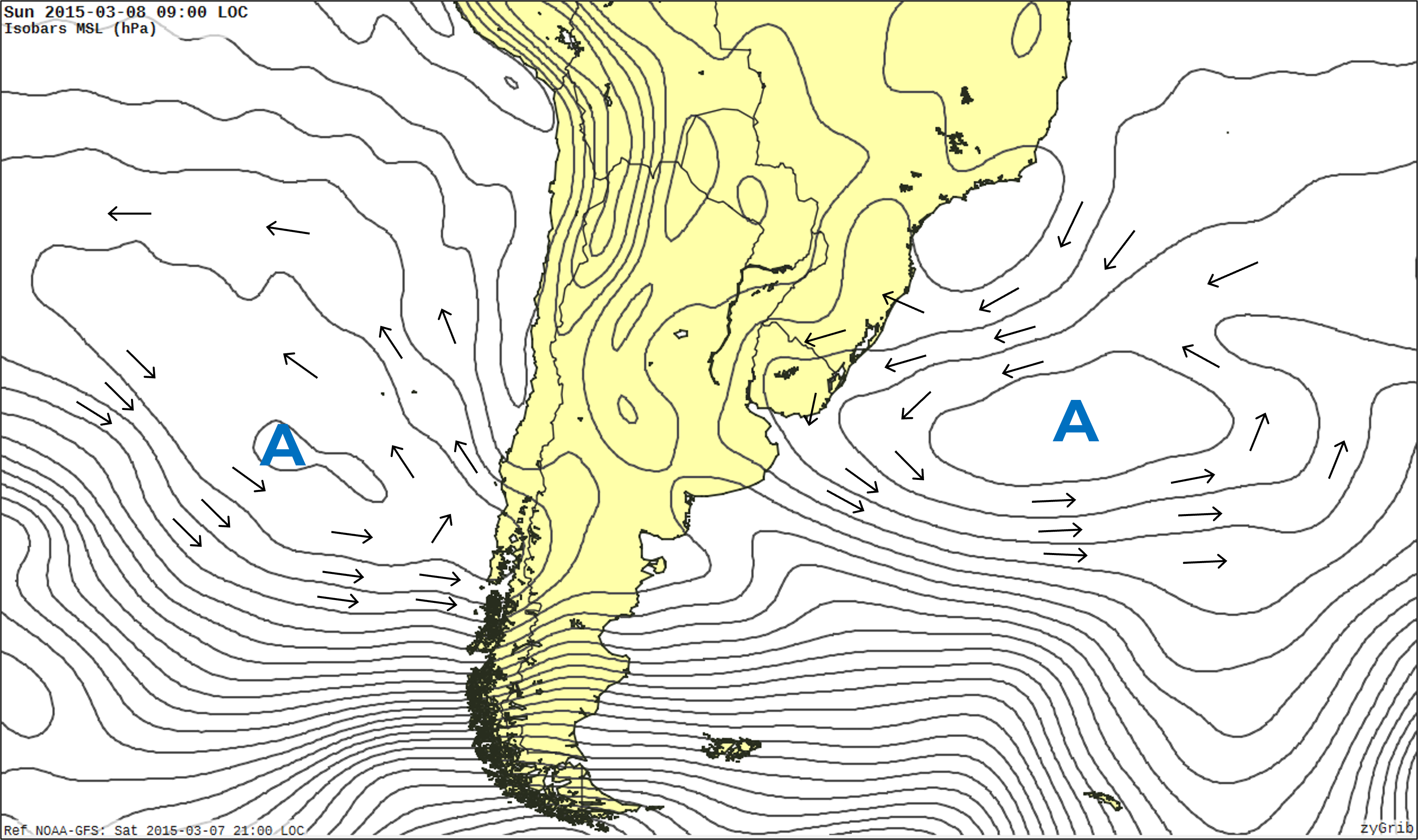 Identificación de anticiclones