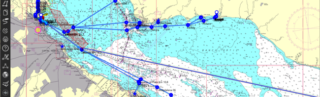 OpenCPN - Rutas y Waypoints