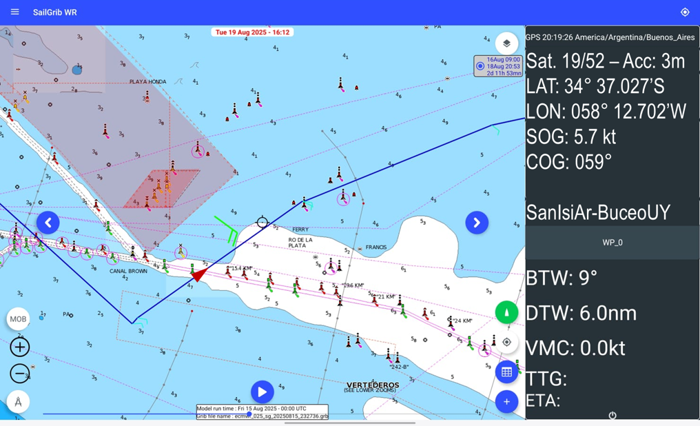 SailGrib WR - Chartplotter