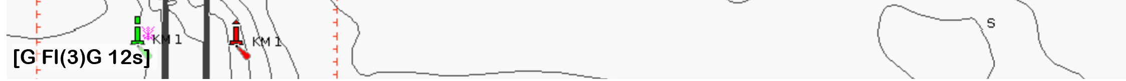 Nomenclatura estándar IHO - Marca Lateral Verde región B