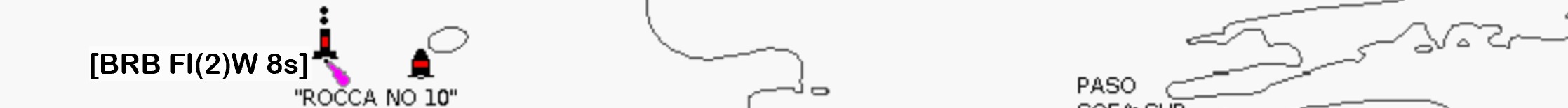 Nomenclatura estándar IHO - Marca de Peligro Aislado