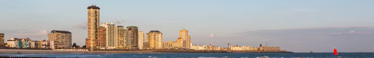 Vista de la costa de Mar del Plata